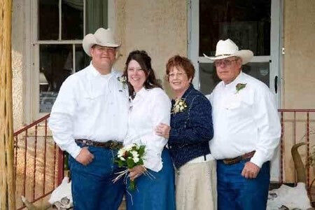 Family on the ranch