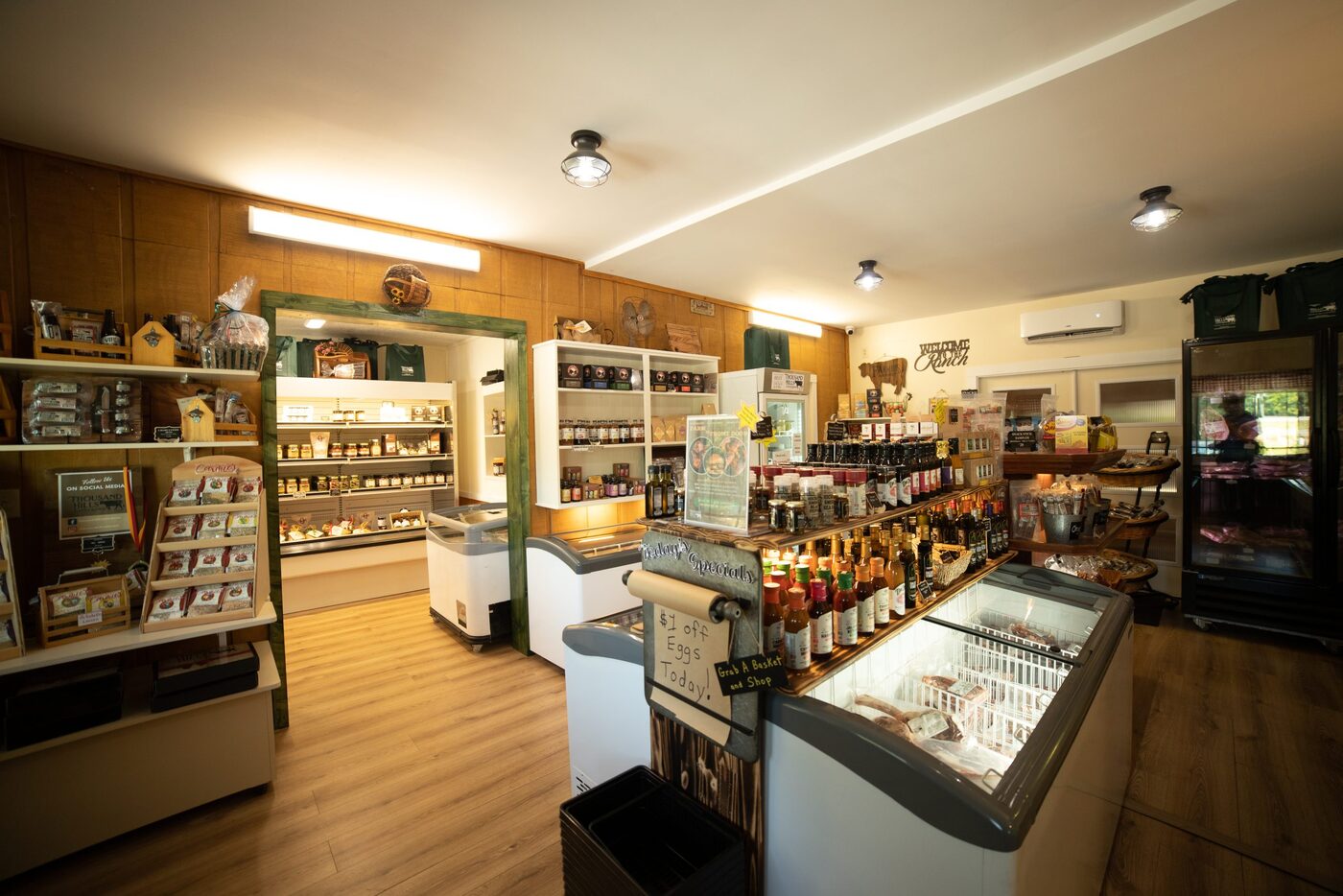 Inside the ranch store